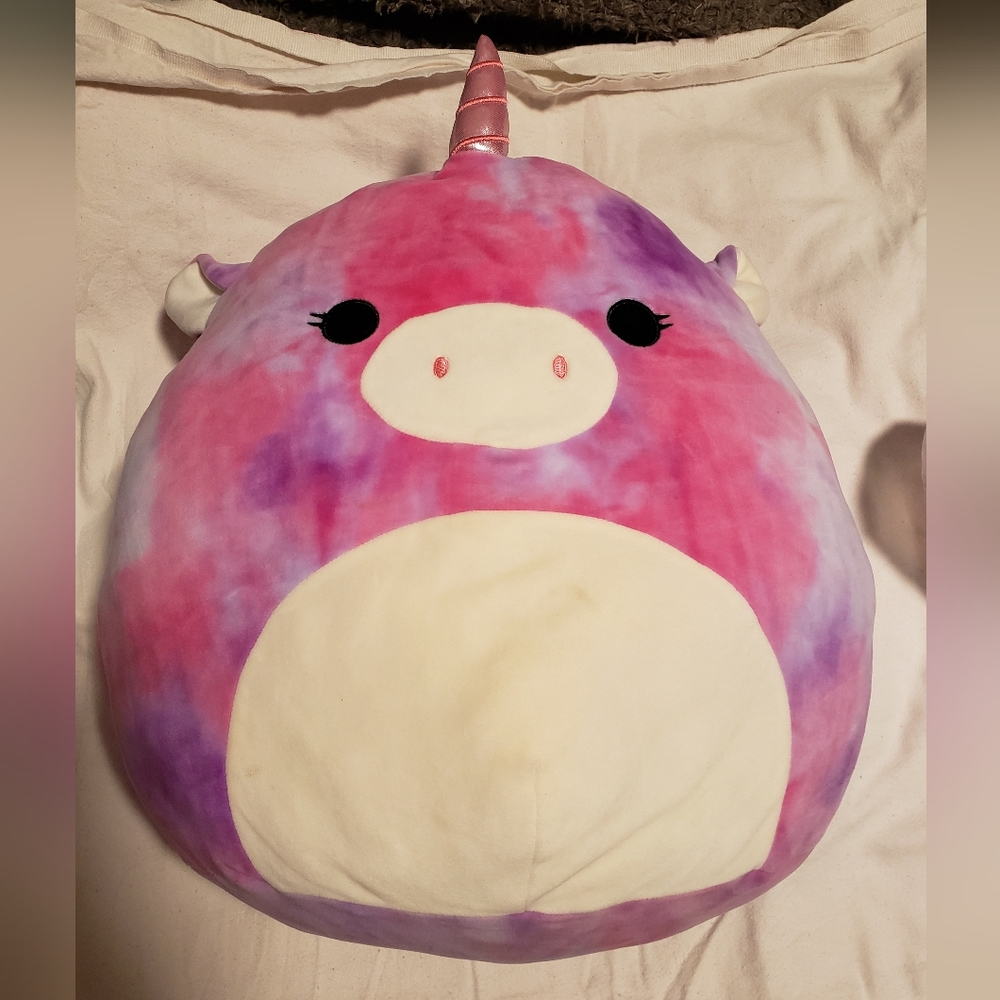 Giant Tie Dye Unicorn Squishmallow